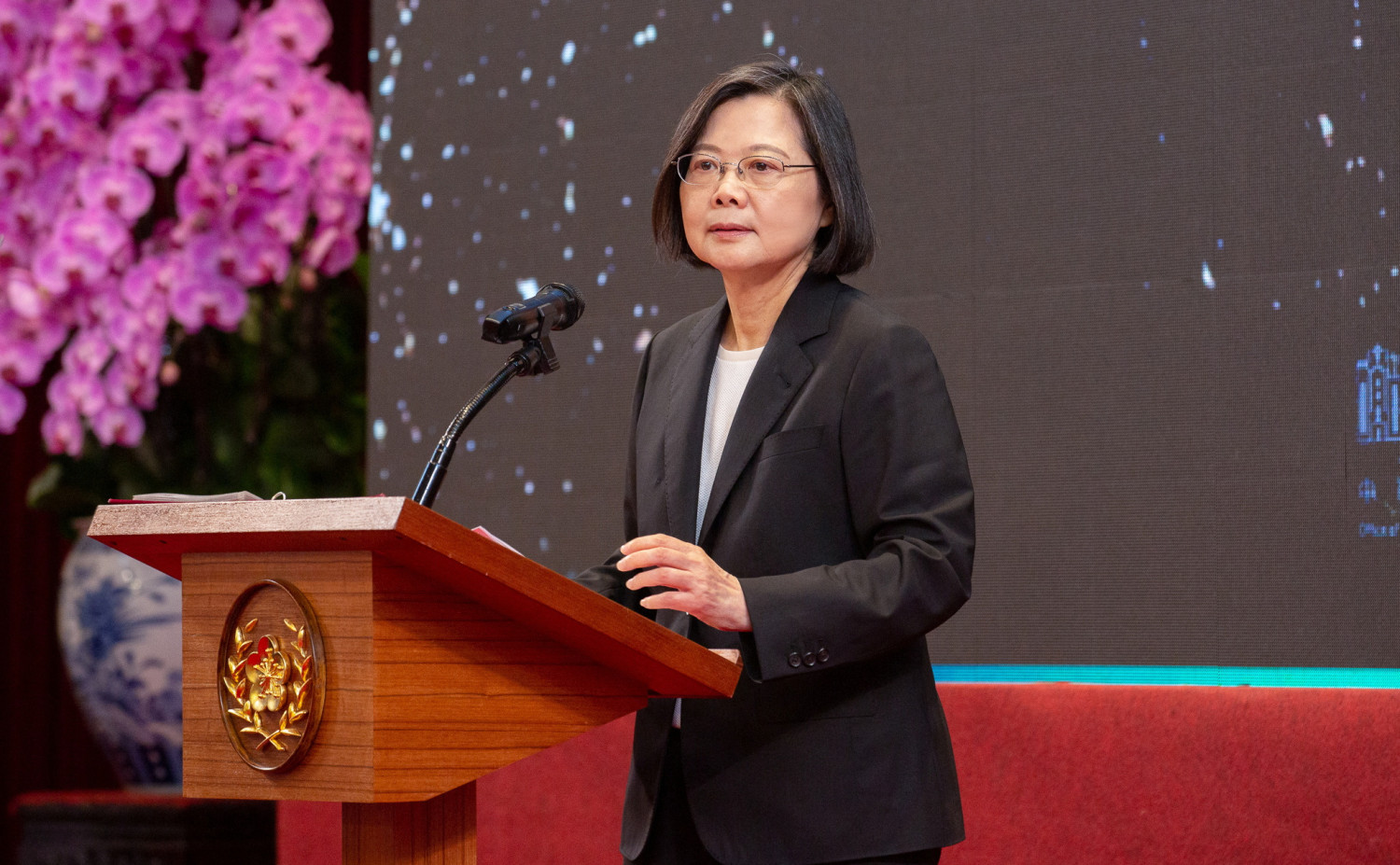 la presidente de taiwan tsai ing wen a taipei a taiwan 20240102084235 