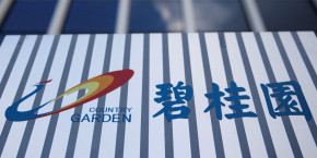 le logo du promoteur chinois country garden au shanghai country garden center 