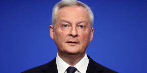 le ministre francais de l economie bruno le maire au ministere des finances de bercy a paris 