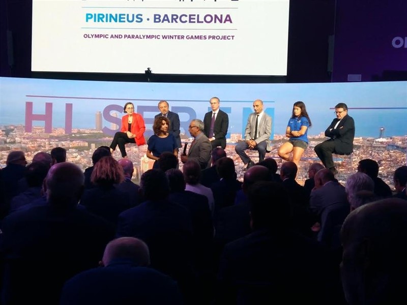 ep acto de apoyo a la candidatura pirineus barcelona 2030 organizado por sport cultura barcelona