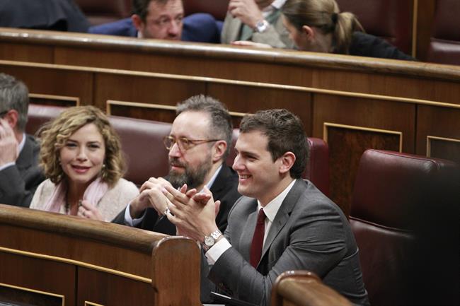 Albert Rivera en el grupo de Ciudadanos en el Congreso | EUROPA PRESS ep albert riveragrupociudadanoscongreso
