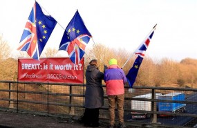 ep anti-brexit protest in england