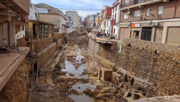 ep archivo   imagen de la localidad valenciana de chiva tras la dana del 29 de octubre de 2024