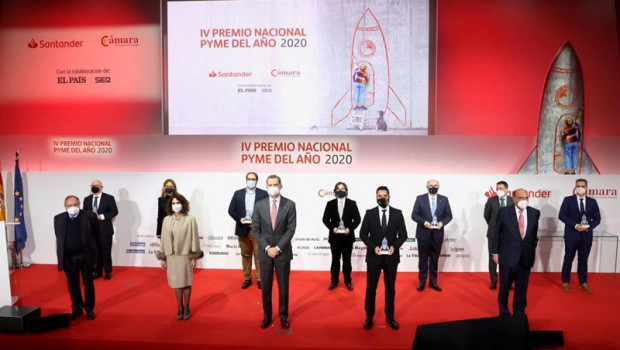 ep archivo   iv edicion de los premios pyme del ano 2020 que organizan banco santander y la camara