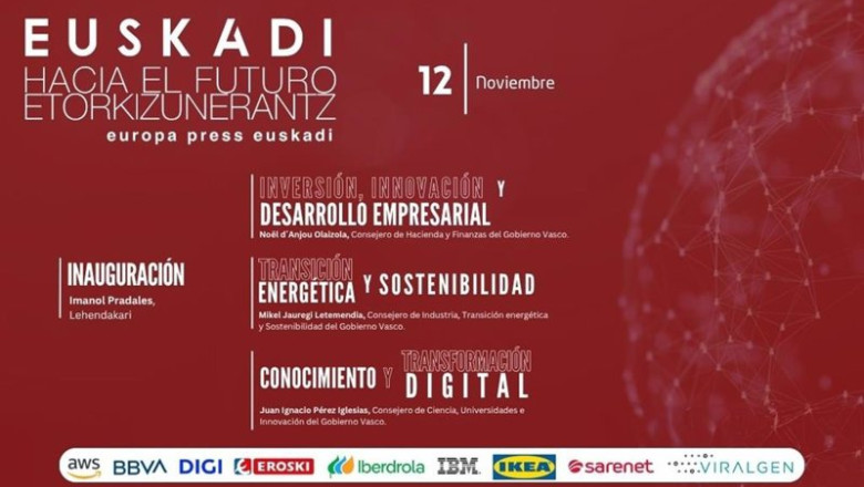 Banner del programa de la jornada económica organizada por Europa Press Euskadi bajo el título "Euskadi hacia el futuro" | EUROPA PRESS ep banner del programa de la jornada economica organizada por europa press euskadi bajo el titulo