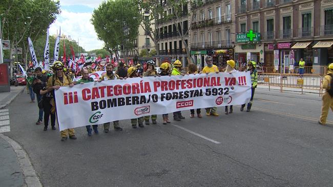 ep bomberos forestalesmanifiestanmadrid