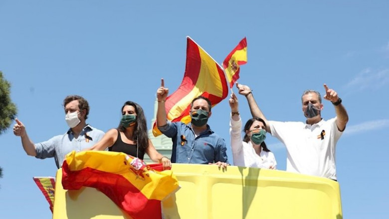 Caravana de Vox en Madrid | VOX/ALBERTO CUÉLLAR ep caravana de vox en madrid