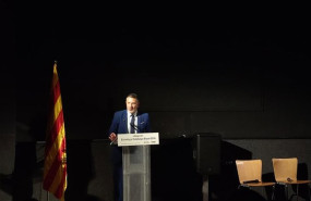 ep el conseller de empresa y trabajo de la generalitat miquel smper en la presentacion de la