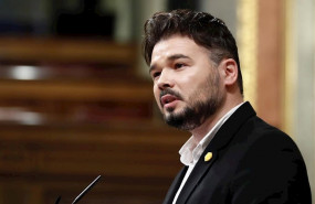 ep el portavoz de erc gabriel rufian interviene desde la tribuna del congreso