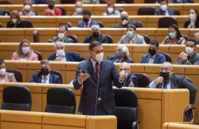 ep el presidente del gobierno pedro sanchez interviene durante el primer pleno y primera sesion de
