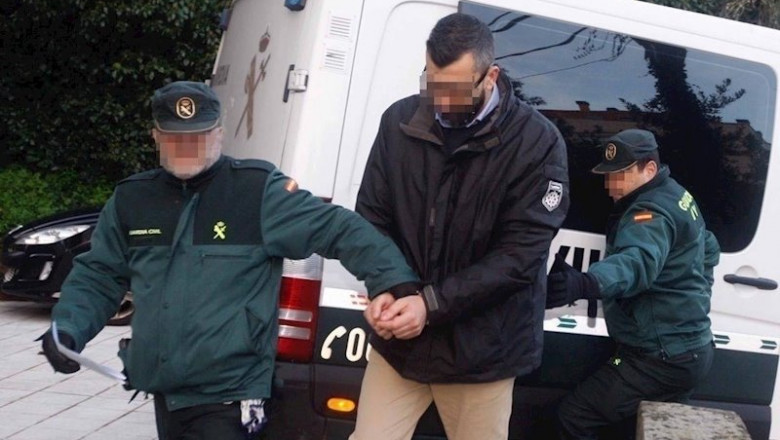 ep el presunto asesino de ana enjamio es trasladado a los juzgados donde se va a celebrar el juicio