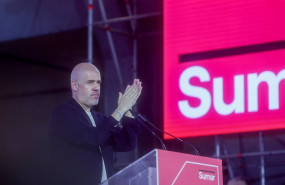 ep el secretario general de ccoo unai sordo interviene durante el acto de cierre de la asamblea