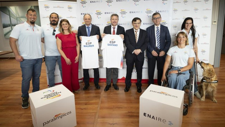 ep enaire firma un acuerdo con el comite paralimpico espanol para respaldar la formacion de los