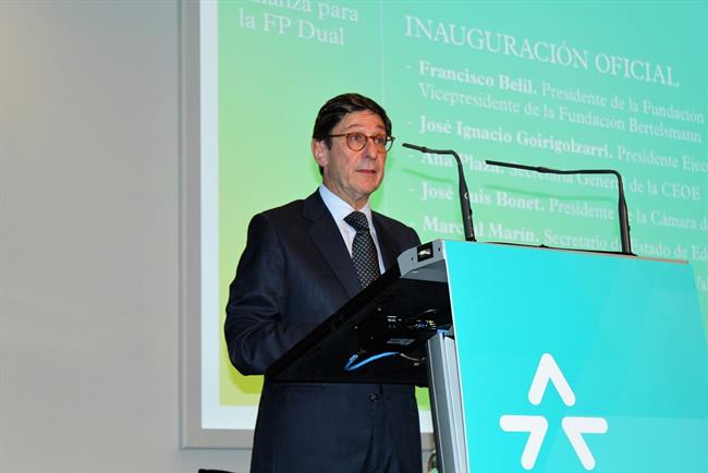 Goirigolzarri: “La Formación Profesional Da Respuesta Al Paro Juvenil Y A Incorp | BANKIA ep goirigolzarri la formacion profesional da respuestaparo juvenila incorp
