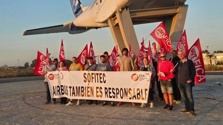 ep imagen de archivo de ugt en airbus