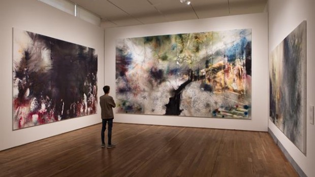 ep imagenla exposicion espiritula pintura de cai guo-qiang