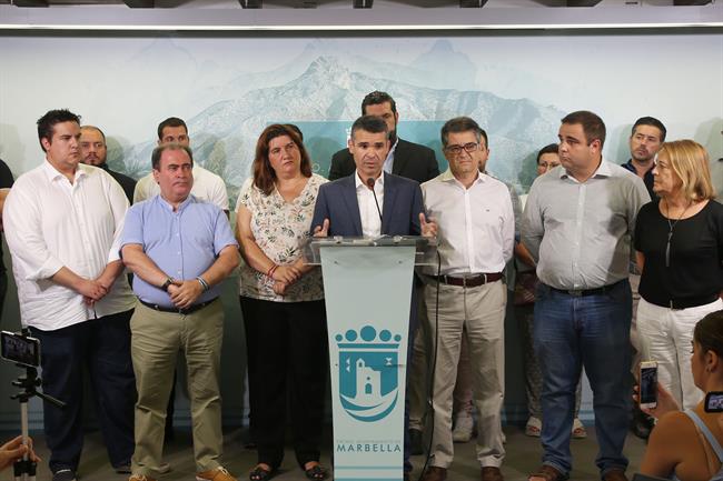 José bernal comparece rueda de prensa todo su equipo de gobierno PSOE marbella | EUROPA PRESS/AYTO MARBELLA ep jose bernal comparece ruedaprensasu equipogobierno psoe marbella