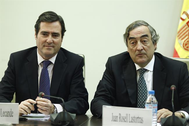 Juan Rosell y Antonio Garamendi. | EUROPA PRESS ep juan rosellantonio garamendi