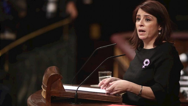 ep la portavoz del psoe en el congreso adriana lastra interviene en la segunda sesion de votacion