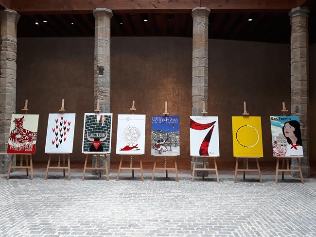 ep los ocho carteles finalistasconcursosanfermines 2018