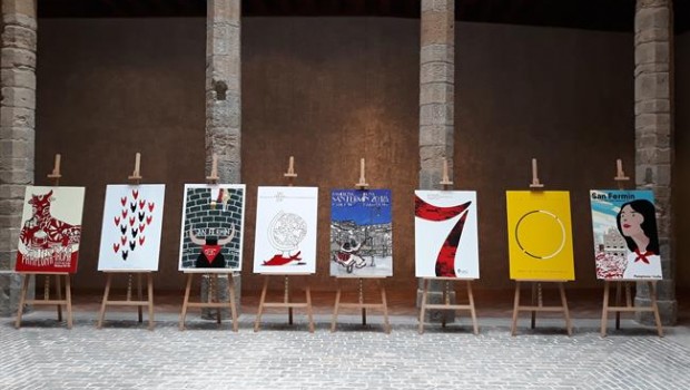 ep los ocho carteles finalistasconcursosanfermines 2018