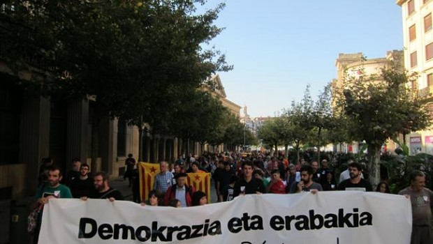 ep manifestacionpamplona en solidaridadcataluna