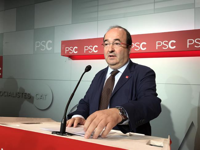 M.Iceta (PSC) valora el día después del 1-O | EUROPA PRESS ep miceta psc valoradia despues1-o