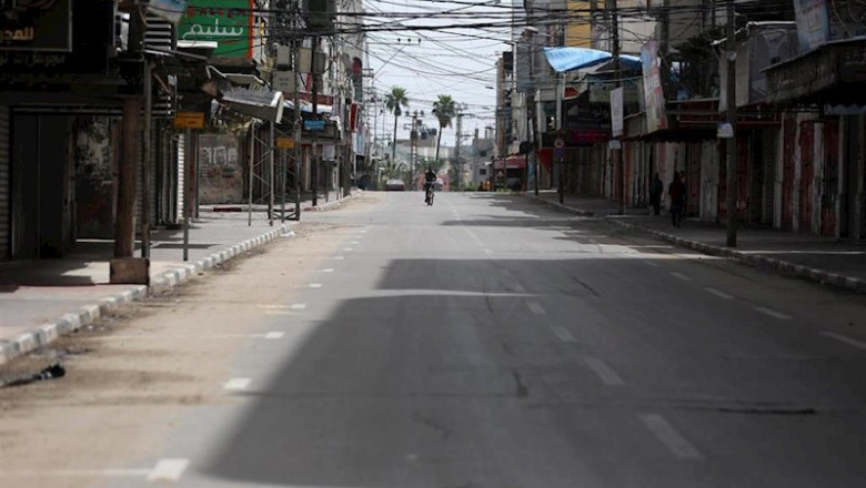 ep una calle vacia en gaza