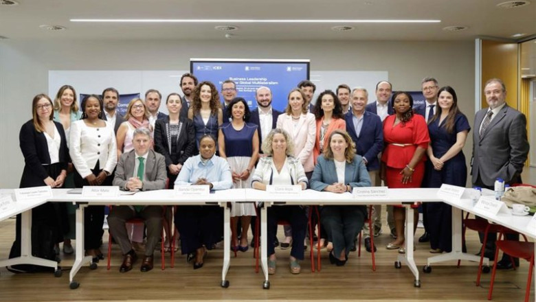 ep una veintena de empresas espanolas se reunen con la ceo global del pacto mundial de la onu