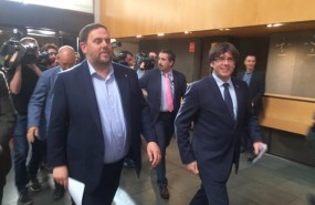 ep vicepresidente oriol junqueras ypresidente carles puigdemont