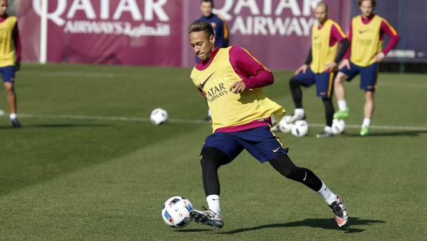 neymar entrenamiento fc barcelona