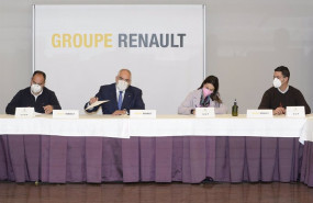 ep archivo - de izquierda a derechal jesus francisco arranz renault ruben gonzalez ccoo jose antonio