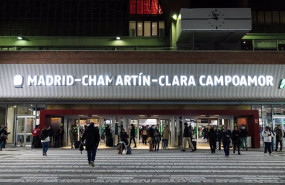 ep archivo   exterior de la estacion de madrid chamartin clara campoamor