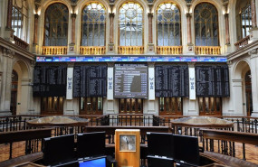 ep archivo   interior del palacio de la bolsa de madrid espana