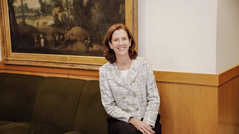 ep archivo   la presidenta de la aeb alejandra kindelan en el acto donde ha sido nombrada presidenta