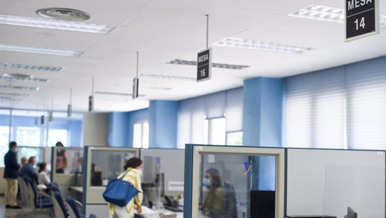 Archivo - Vista general de algunas de las oficinas de atención al contribuyente de la Agencia Tributaria. | Gustavo Valiente - Europa Press - Archivo ep archivo vista general de algunas de las oficinas de atencion al contribuyente de la agencia