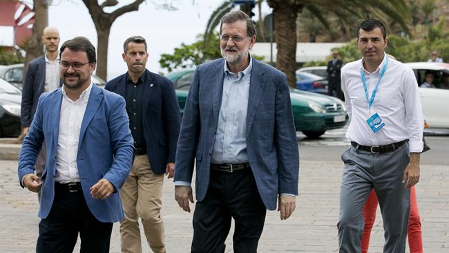 Asier Antona, Mariano Rajoy y Manuel Domínguez | TAREK MOHAMED ep asier antona mariano rajoymanuel dominguez