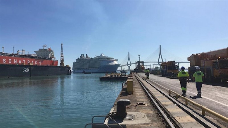 Astilleros de Navantia en Cádiz | EUROPA PRESS - Archivo ep astilleros de navantia en cadiz