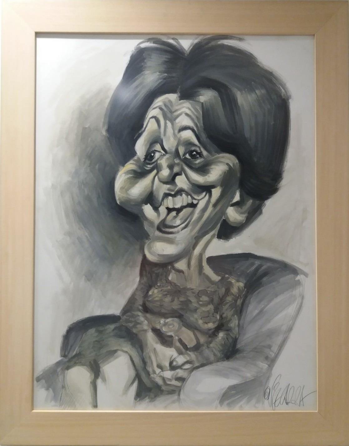 Caricatura de Josefina Carabias, primera mujer cronista parlamentaria | EUROPA PRESS ep caricaturajosefina carabias primera mujer cronista parlamentaria