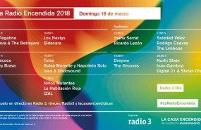 ep cartel 2018 de la radio encendida de radio 3