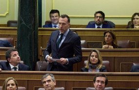 ep el diputado del pp hector palencia interviene durante una sesion de control al gobierno en el