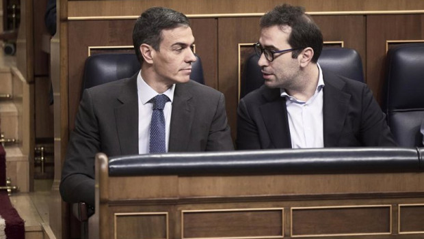 ep el presidente del gobierno pedro sanchez y el vicepresidente primero y ministro de economia