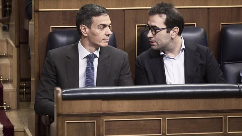 ep el presidente del gobierno pedro sanchez y el vicepresidente primero y ministro de economia
