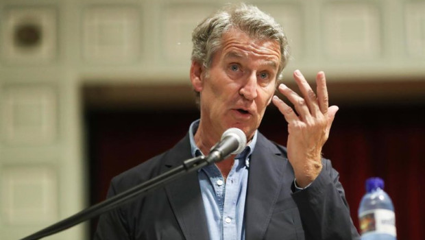 ep el presidente del pp alberto nunez feijoo la semana pasada en lugo
