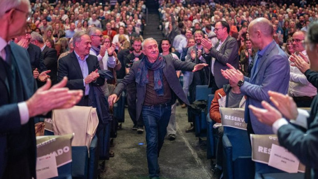 ep el secretario general de ugt pepe alvarez a su llegada a la clausura del congreso confederal de