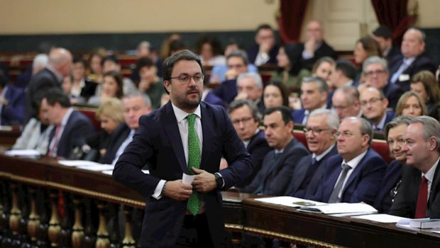 ep el senador del pp asier antona tras votar durante la sesion constitutiva de la xiv legislatura en