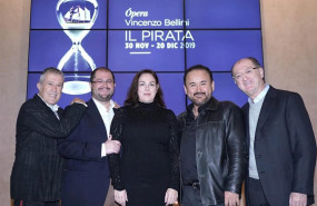 ep emilio sagi celso albelo yolanda auyanet javier camarena y maurizio benini durante la