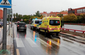 ep imagen del tramo urbano en alcorcon en el que fue atropellada una mujer mientras portaba a su