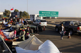 ep migrantes venezolanos en la frontera con chile