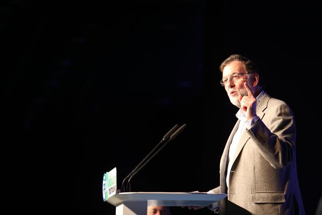 El presidente del Gobierno, Mariano Rajoy, en un acto en Marbella | EUROPA PRESS (ALEX ZEA) ep presidentegobierno mariano rajoy enactomarbella